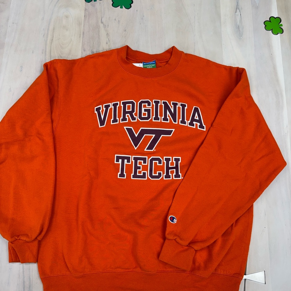 Virginia Tech Champion Men's Orange Sweater